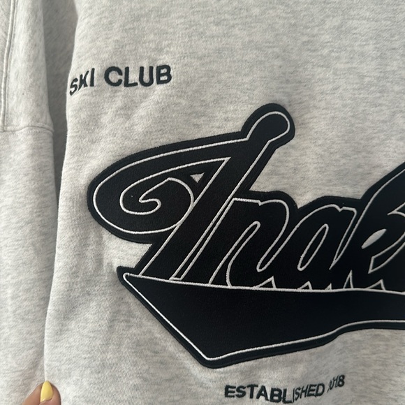 Inaka ski winter grey crew neck mens size large - Picture 4 of 4